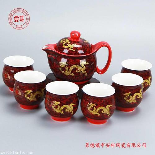 双层茶具生产厂家,7头景德镇茶具厂家
